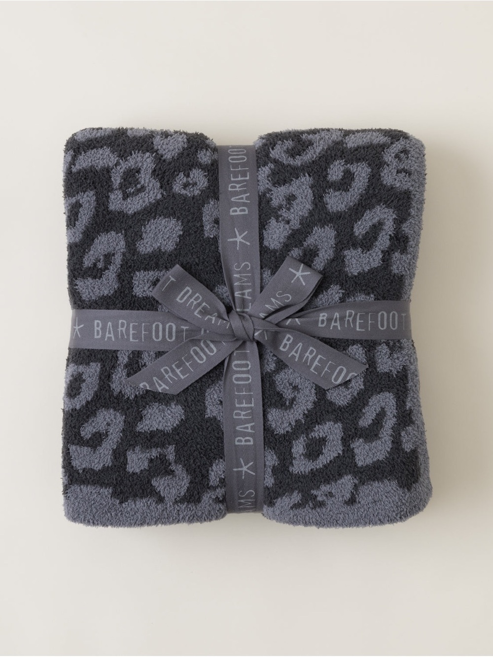 Barefoot Dreams Graphite / Carbon Leopard Throw Blanket